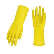 将图片加载到图库查看器，VGO 10 Pairs Household Gloves for Gardening and Painting (Yellow, HH4601)