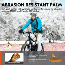 将图片加载到图库查看器，VGO -4℉ or above 3M Thinsulate C100 Winter Warm Waterproof Light Duty Mechanic Glove,High Dexterity,Anti-abrasion,Rigger Glove(Brown,GA9603FW)