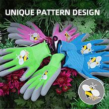 将图片加载到图库查看器，Vgo 3 Pairs Age 3-9 Kids Working Gloves , Gardening gloves (3 Colors,KID-RB6013)