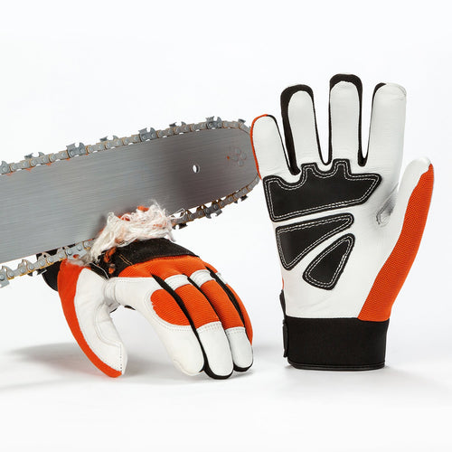 Vgo Chainsaw Work Gloves Saw Protection on Left Hand Back (GA8912)